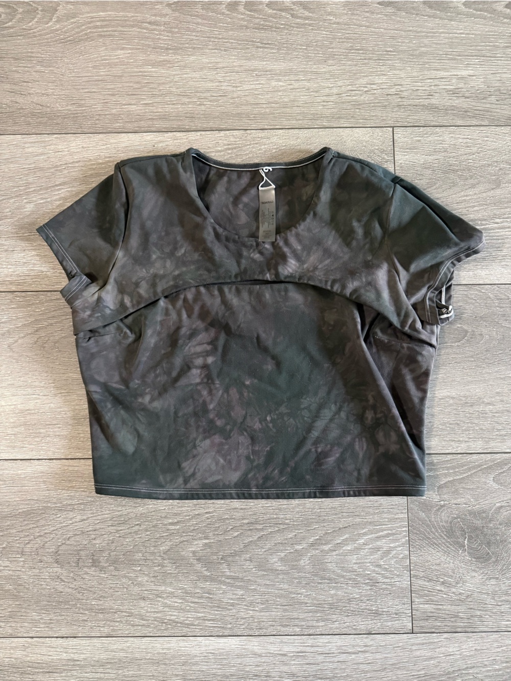 Garage Black Tie-Dye top